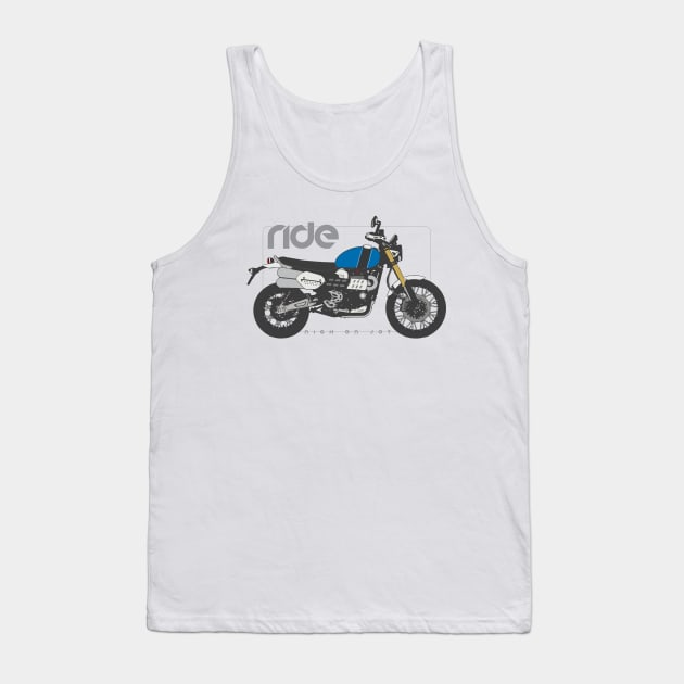 Ride 1200e blue Tank Top by NighOnJoy